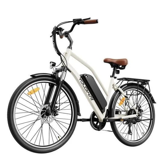 YOLOWAY C10 – Elektrofahrrad 26″ – 250 W Motor – Herausnehmbarer Akku 36 V 12,5 Ah – Reichweite bis zu 90 km