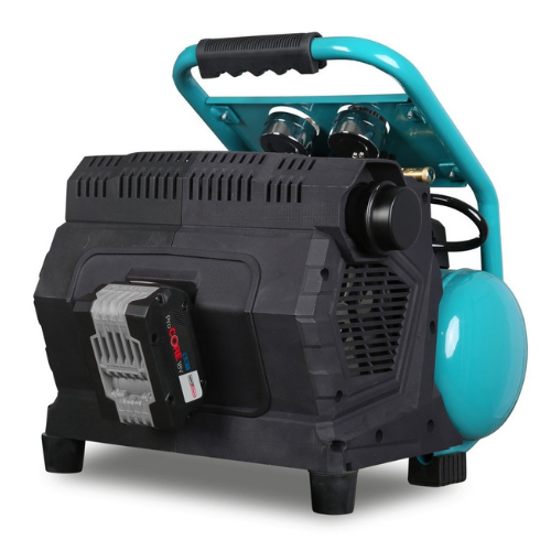 Leiser, ölfreier Akku-Luftkompressor – 6-Liter-Tank – 120 l/min – 8 bar – 18 V – Aircraft