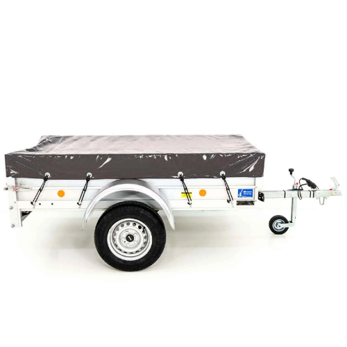 Autotransportanhänger | Nutzfläche 105 × 205 cm | 750 kg | mit Plane