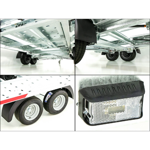 Autotransportanhänger Temared | 200 × 400 cm | zulässiges Gesamtgewicht 2.700 kg | Neufahrzeug