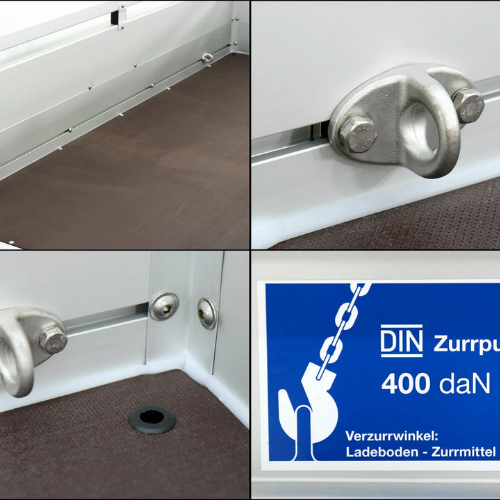 Transportanhänger | 105 × 205 cm | zulässiges Gesamtgewicht: 750 kg