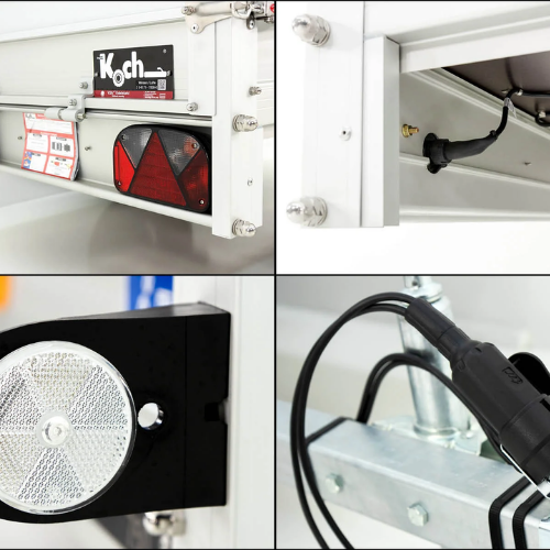 Autotransportanhänger | Nutzfläche 105 × 205 cm | 750 kg | mit Plane