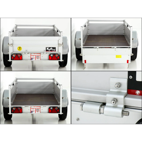 Autotransportanhänger | Nutzfläche 105 × 205 cm | 750 kg | mit Plane