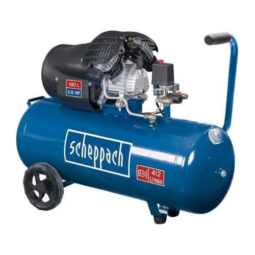 Horizontaler Luftkompressor Scheppach HC120DC – 100 L – 2.200 W – 10 bar – 3 PS