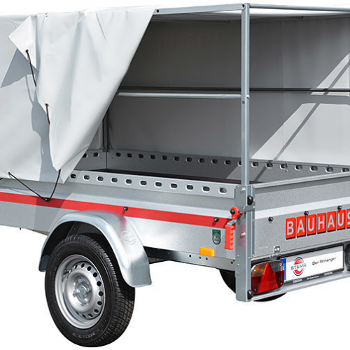 STEMA BH-R 750 mit Hochplane – Pritschenanhänger