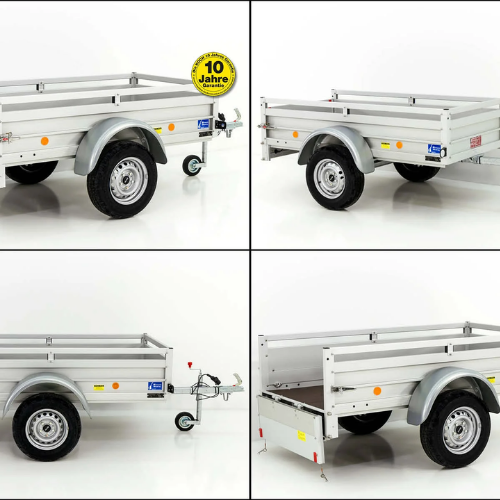 Autotransportanhänger | Nutzfläche 105 × 205 cm | 750 kg | mit Plane