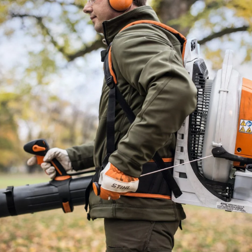 STIHL BR 800 C-E – Professioneller Benzin-Rucksack-Laubbläser