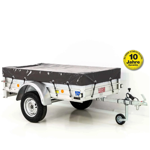 Autotransportanhänger | Nutzfläche 105 × 205 cm | 750 kg | mit Plane