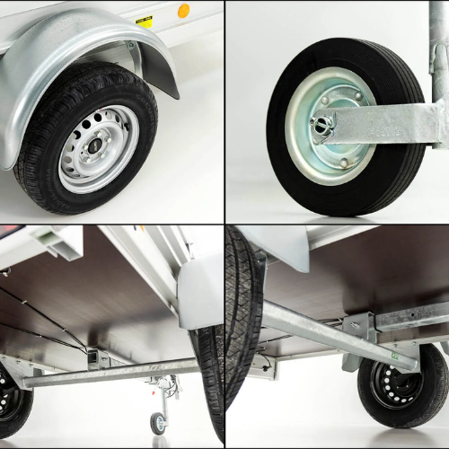 Transportanhänger | 105 × 205 cm | zulässiges Gesamtgewicht: 750 kg
