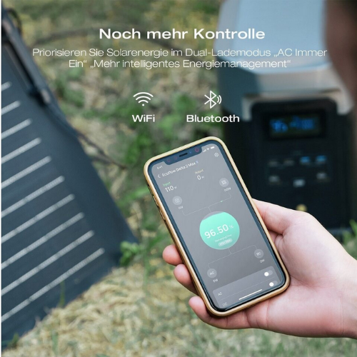 EcoFlow DELTA 2 Max + 220-W-Solarmodul