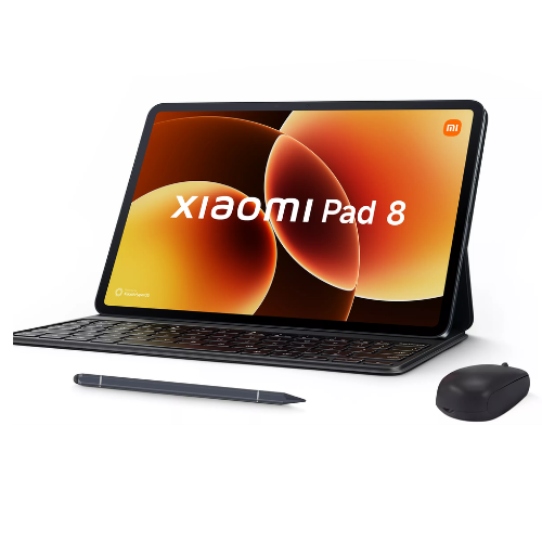 Android-Tablet XIAOMI – Pad 8 All-in-One-Paket, Grau, 128 GB