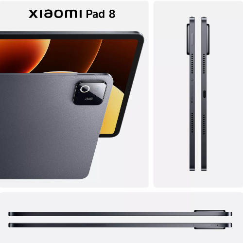 Android-Tablet XIAOMI – Pad 8 All-in-One-Paket, Grau, 128 GB