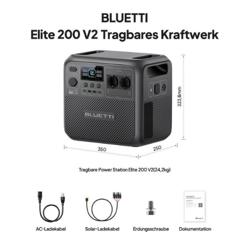 Bluetti Elite 200 V2+200W