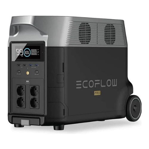 Tragbarer Stromgenerator EF ECOFLOW DELTA Pro – Erweiterbare Heimbatterie mit 3,6–25 kWh, hohe AC-Ausgangsleistung von 3.600 W, Solargenerator und Notstromversorgung für Zuhause und unterwegs