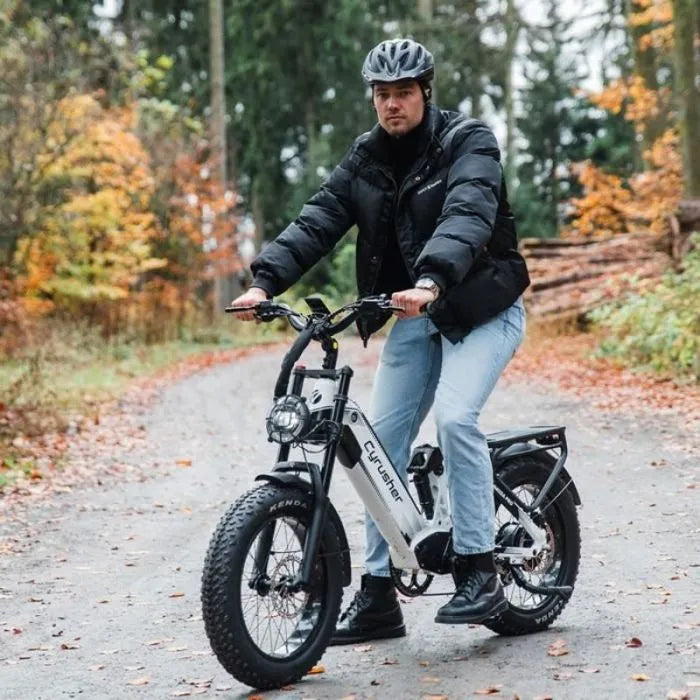 CYRUSHER Kommoda Pro – Elektro-Fatbike – Herausnehmbare 52-V-20-Ah-Batterie – 250-W-Motor