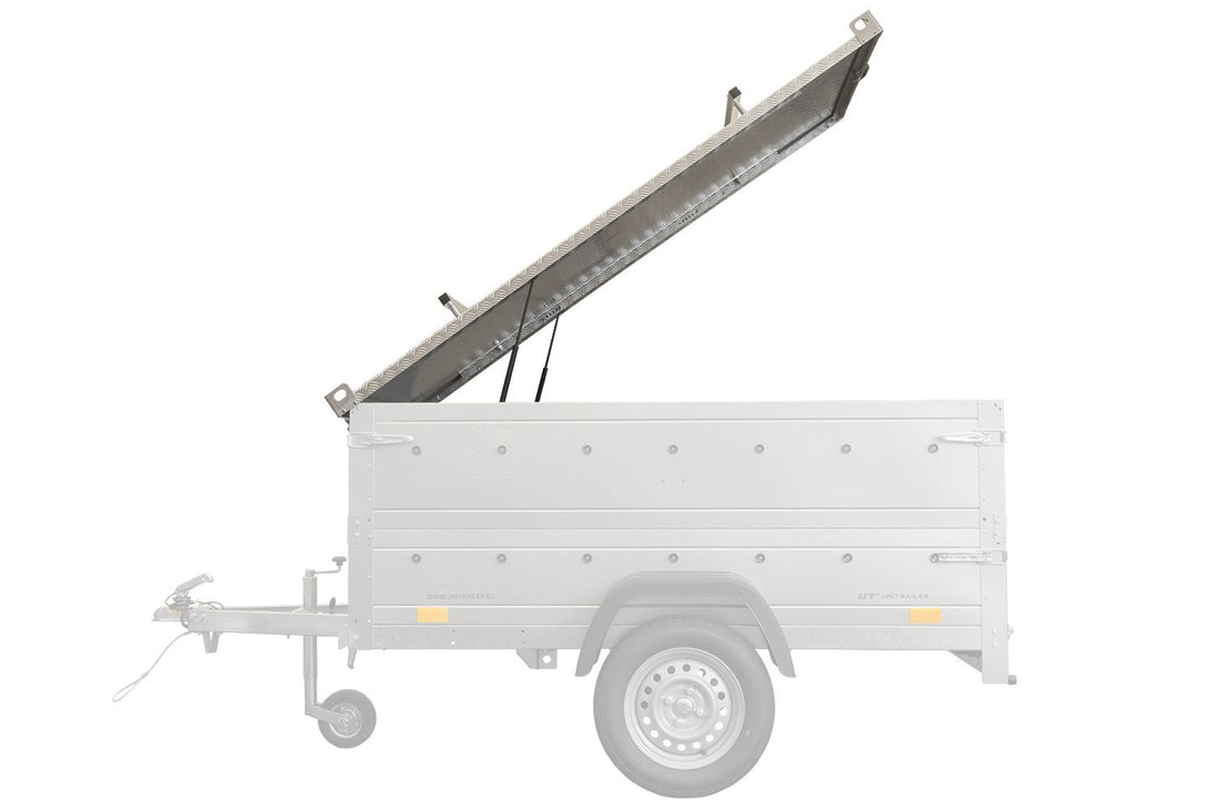 UNITRAILER GARDEN TRAILER 200 KIPP Anhängerabdeckung mit Zylinder-/Schlüsselschloss